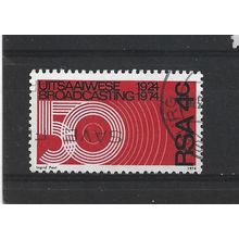 SouthAfrica.50th Anniv of Broadcasting in South Africa stamp.Fine Used.Sep25h