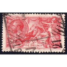 Sg416 5s rose-red Bradbury seahorse Fine Used (G70)