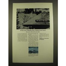 1969 Employers Insurance of Wausau Ad - Warmed Your Heart