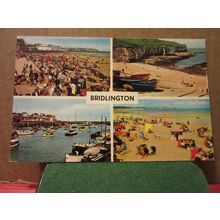 multiview, BRIDLINGTON, YORKSHIRE used postcard PLC19817 1971 pm =