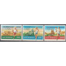San Marino 1991 Michel 1474 - 1476 Neuf ** Cote (2006) 3.70 Euro Jeux Olympiques