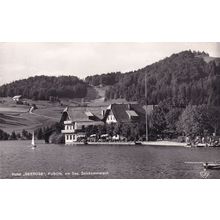 Boats at Hotel Seerose Fuschl An Sees Austria Postcard