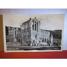 RIEVAULX ABBEY from South west, YORKSHIRE .. vintage unused postcard =
