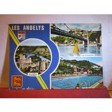 multiview, LES ANDELYS, FRANCE unused postcard =