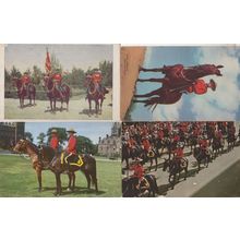 Canadian Mounted Police 4x Postcards incl Stampede Parade