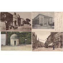 Shrewton Lock Up Police Station Bicycle 4x Old Postcard s