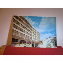 HOTEL LES MERCEDES, TORREMOLINOS, COSTA DEL SOL, SPAIN used postcard 1964 pm =
