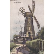 EC317 UPPER DEAL - THE OLD MILL. PRINTED ART POSTCARD