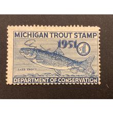 ICOLLECTZONE US Michigan 1951 Fine used