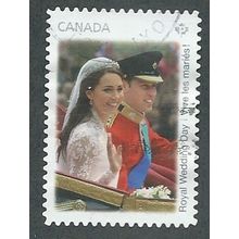CAN 2011 (P) (S/A) 'ROYAL WEDDING' FINE USED (EBID38-288)