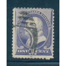 Used 212 1c Benjamin Franklin Average M01388