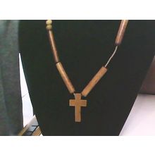 Extra Large Cross carved necklace ( 2.75 inches pendant and 70cm