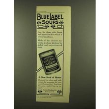 1908 Curtice Brothers Blue Label Soup Ad