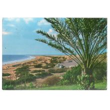 ENGLISHMAN'S BEACH, LAS PALMAS DE GRAN CANARIA, SPAIN used postcard 1980 =
