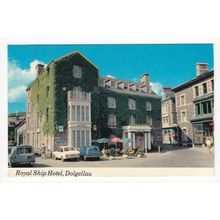 The Royal Ship Hotel Dolgellau Postcard Merionethshire