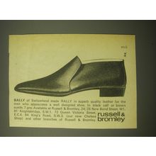 1966 Russell & Bromley Bally of Switzerland Rally Shoes Advertisement