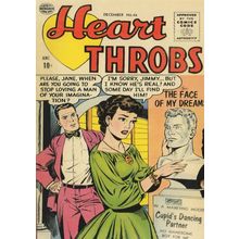 Heart Throbs 1950s Love Comic Book Cupids Statue Postcard