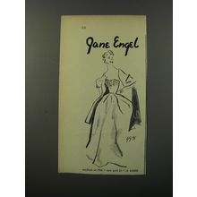 1953 Jane Engel Dress Advertisement