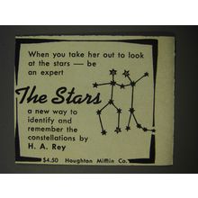 1953 Houghton Mifflin Book Advertisement - The Stars by H.A. Rey
