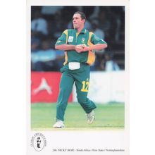 Nicky Boje South Africa Free State TCCB Classic Cricket Photo Postcard