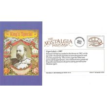 Postcard King's Special Cigar Box Label Design c1907 Edward VII - Nostalgia
