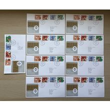 Royal Mail First Day Covers 1981 The Duke Of Edinburgh’s Award FDC’s x9