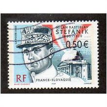 FRA 2003 50c 'M.R STEFANIK' FINE USED (EBID20425)