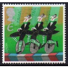 GB 2002 Europa - Circus - Trick Tri-cyclists "E" Used