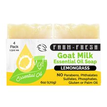 O My! Goat Milk Essential Oil Soap Bar - Made with Farm-Fresh Goat Milk - 100...