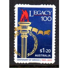 AUSTRALIA: 2023, LEGACY, CENTENARY OF SERVICE, USED SELF-ADHESIVE STAMP. 035/036