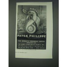 1946 Patek Philippe Watch Ad - Seahorse