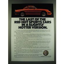 1986 Alfa Romeo Quadrifoglio Ad - The Last of the Red Hot Sports Cars