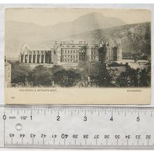 vintage postcard Holyrood & Arthurs Seat, Edinburgh