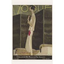 Vogue Magazine 1928 Ladies Spring Fashion Umbrella Postcard