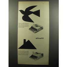 1956 Olivetti Advertisement - Lettera 22 and Studio 44 Typewriters