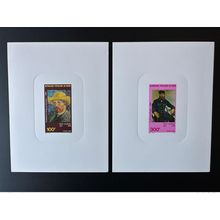 Benin 1980 Mi. 251 - 252 Epreuve De Luxe Van Gogh Art Tableau Facteur Roulin