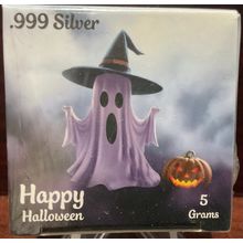 5 Gram Silver Collectible Pan Silver Company Ghost Bar Limited Mintage Of 1000