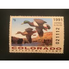 ICOLLECTZONE US 1991 Colorado Duck Stamp