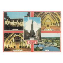BRUZ, FRANCE multiview used postcard 1983 postmark #