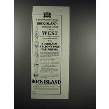 1931 Rock Island Railroad Ad - Continuous Chain