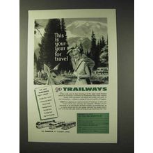 1957 Trailways Bus Ad - Your Year