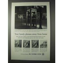 1958 Bell Telephone Ad - Telephone Booths