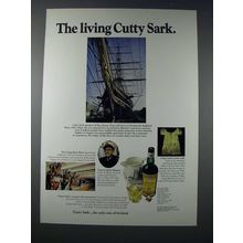1971 Cutty Sark Scotch Ad - The Living Cutty Sark
