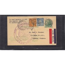 1st Flight Graf Zeppelin UX27+642+515 Both Perfrins (Cachet-Typed/A) CV00901