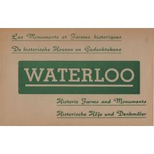 Waterloo Monuments 10x Rare Old Antique Postcard Book