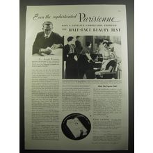 1933 Woodbury's Facial Soap Ad - Even the sophisticated Parisienne won