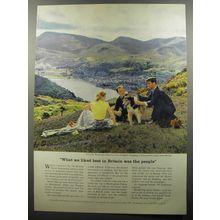 1956 British Travel Association Ad - What we liked best in Britain