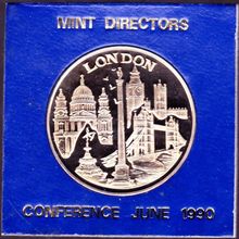 1990 Great Britain Medallion Proof Mint Directors Conference