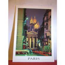 LE SACRE-COEUR ET NOTRE-DAME DE LORETTE, PARIS, FRANCE. used postcard 2001 pm #