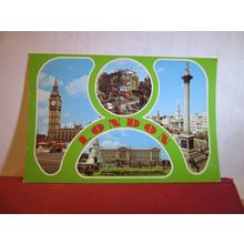 multiview, LONDON, used postcard 1979 postmark =